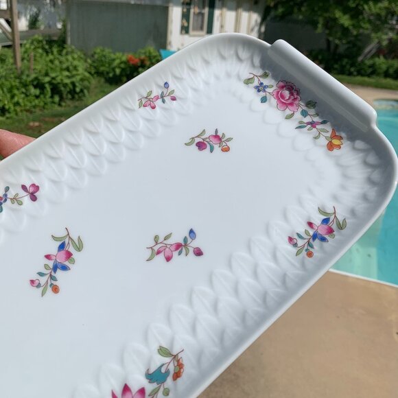 Vtg Rare Bernardaud Limoges French Long Plate - Picture 8 of 13